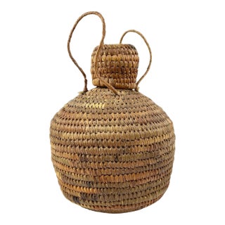 Early 20th Century Ndebele Lidded Basket MATTER COLLECTION For Sale