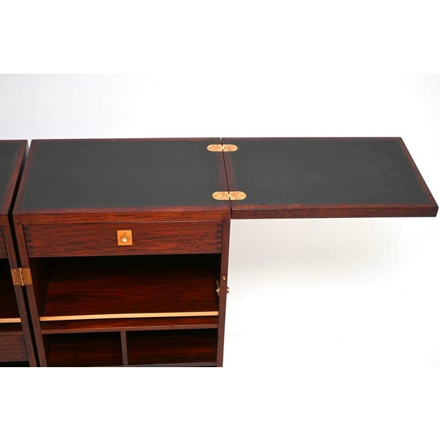 Dyrlund Vintage Danish Captains Bar attributed to Reno Wahl Iversen for Dyrlund, 1960s For Sale - Image 4 of 11