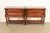 Late 20th Century Drexel Heritage French Regency Louis XVI Carved Mahogany and Cane Console Tables or Servers, Pair For Sale - Image 5 of 13