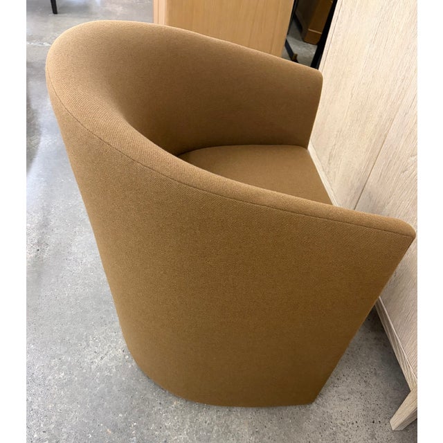 Restoration Hardware Restoration Hardware Arrondi Chair Custom Fabric For Sale - Image 4 of 8