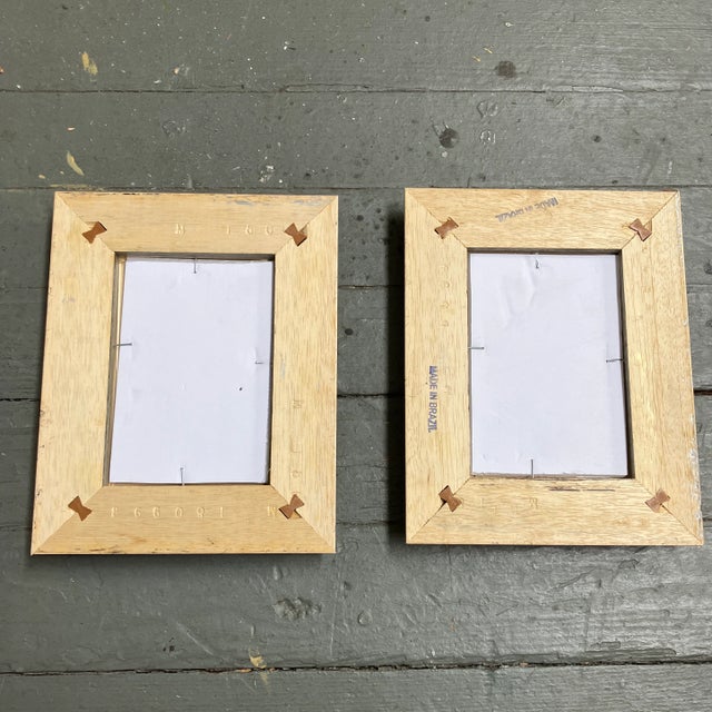 2020s Contemporary Two Original Wayne Cunningham Abstract Marker Drawings on Vintage Registration Cards- Set of Two For Sale - Image 5 of 5