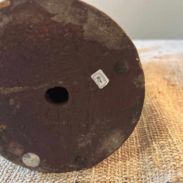 Candlestick Holder -- Large Rook Shape - Mexican Clay For Sale - Image 4 of 5