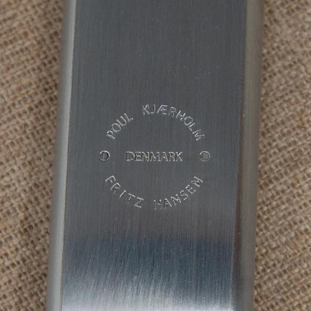 PK33 Stool in Leather by Poul Kjærholm, 2017 For Sale - Image 10 of 12