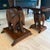 1970s Pair of Carved Wooden Elephant Side Tables For Sale - Image 12 of 12