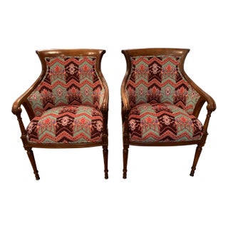 Early 20th Century Early 20th Century French Regency Accent Chairs - a Pair For Sale