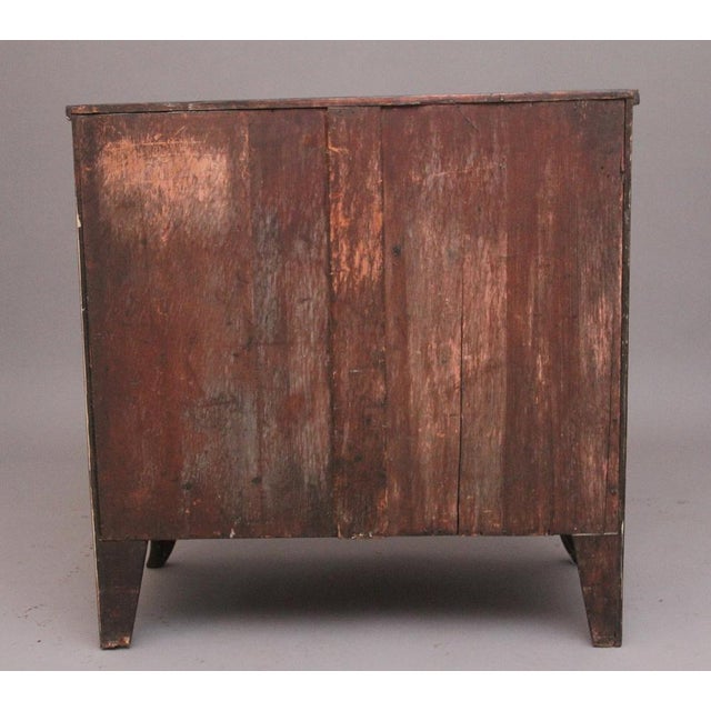 Wood 19th Century Mahogany Bowfront Chest of Drawers, 1820s For Sale - Image 7 of 9