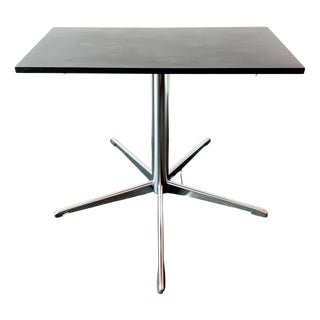 Vintage Side Table in Chrome Frame, Star Base and Rotatable Tabletop For Sale