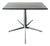 Vintage Side Table in Chrome Frame, Star Base and Rotatable Tabletop For Sale