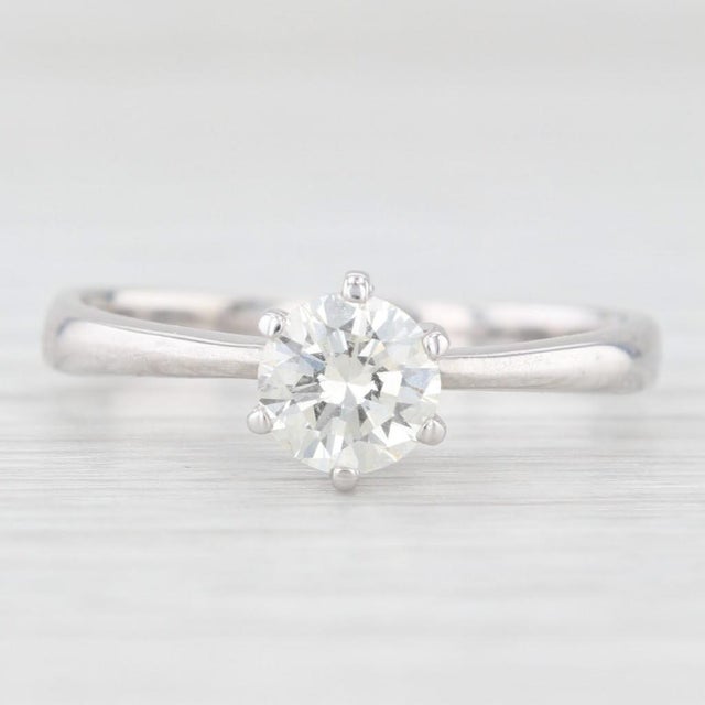 Gemstone Information: - Natural Diamond - Carats - 0.65ct Cut - Round Brilliant Color - J - K Clarity - VS2 Metal: 14k...