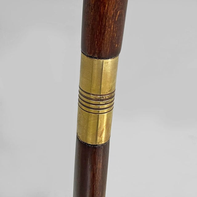 Mid-Century Modern Coffee Table in Glass and Wood, Italy, 1950s For Sale - Image 12 of 15