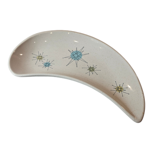 1960s Franciscan "Starburst" Crecent Plate