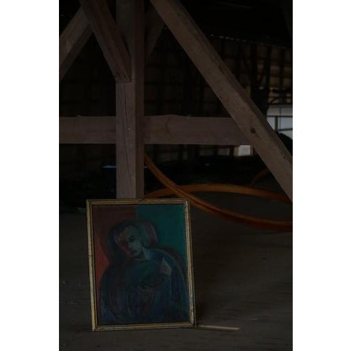 Danish Artist, Portrait, Early 20th Century, Oil on Canvas For Sale - Image 10 of 18