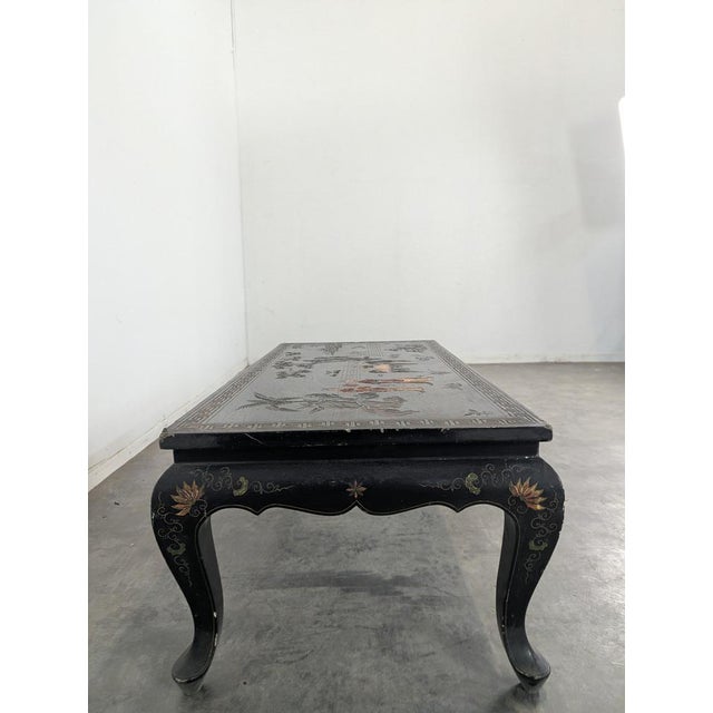 Chinese Coromandel Lacquer Coffee Table For Sale - Image 3 of 11