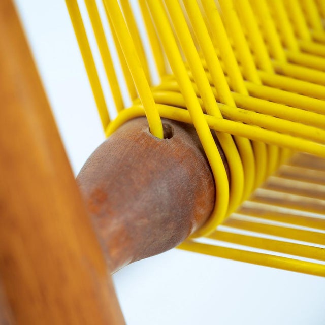 Beechwood Yellow Spaghetti Garden Lounge Chairs, 1960s, Set of 2 For Sale - Image 11 of 18
