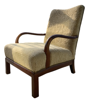 Scandinavian Art Deco Armchair in Teak, 1930
