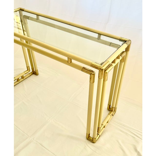 1970s Console Table attributed to Tommaso Barbi, 1960s For Sale - Image 5 of 9