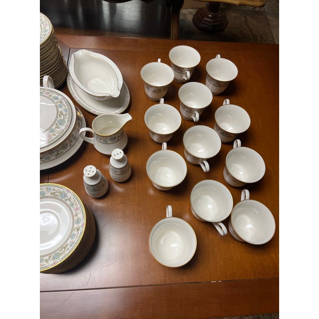 Vintage Noritake Miyoshi 7194 Ivory China Set 88 Pieces Chairish