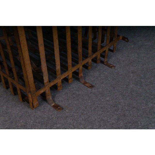 Vintage Steel Wine Rack For Sale - Image 13 of 18