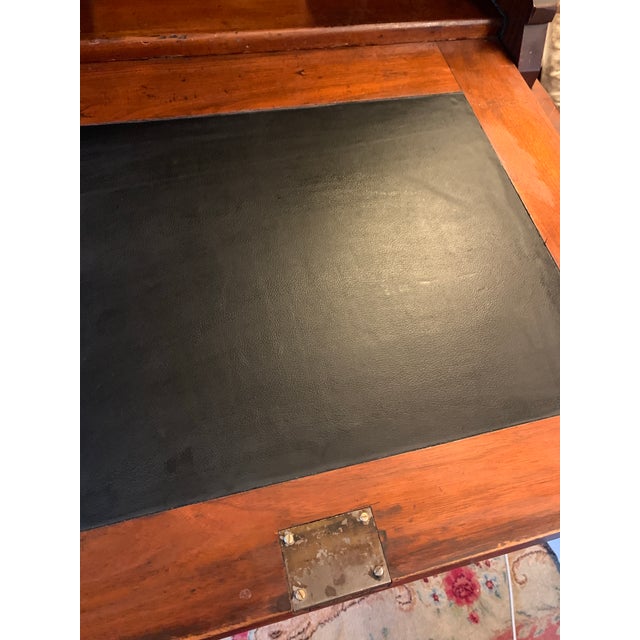 Late 20th Century Victorian Eastlake Petite Drop Front Secretary Desk For Sale - Image 10 of 18