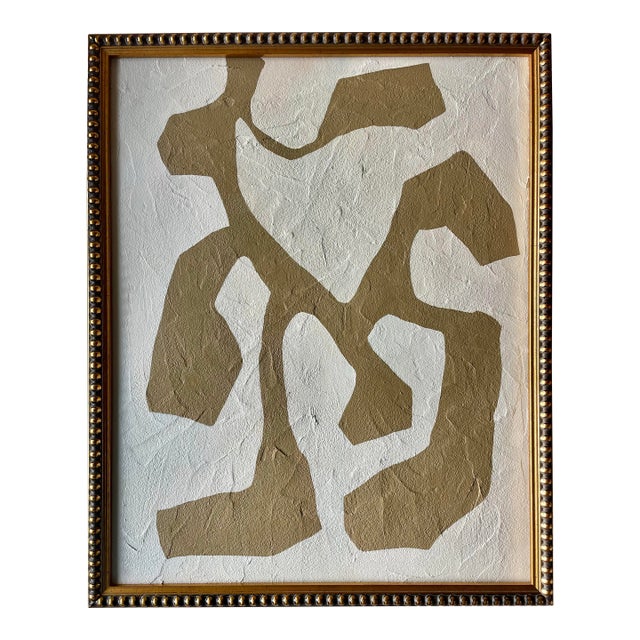 2025 "Ramoscello" Contemporary Abstract Painting on Canvas by Artist r.k. Red For Sale