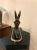 1984 Erte limited edition "Angel" bronze sculpture by Romain de Tirtoff. Comes with black pedestal dimensions: Height 42.5...