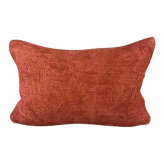 16 x 24 Hemp Pillow Turkish Cushion Natural Red Pillow Cushion Cover For Sale