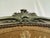 Antique French Louis XV Style Painted Firescreen | Aubusson-Style Tapestry Panel | Sage Green Cabriole Legs | 37in For Sale - Image 17 of 18