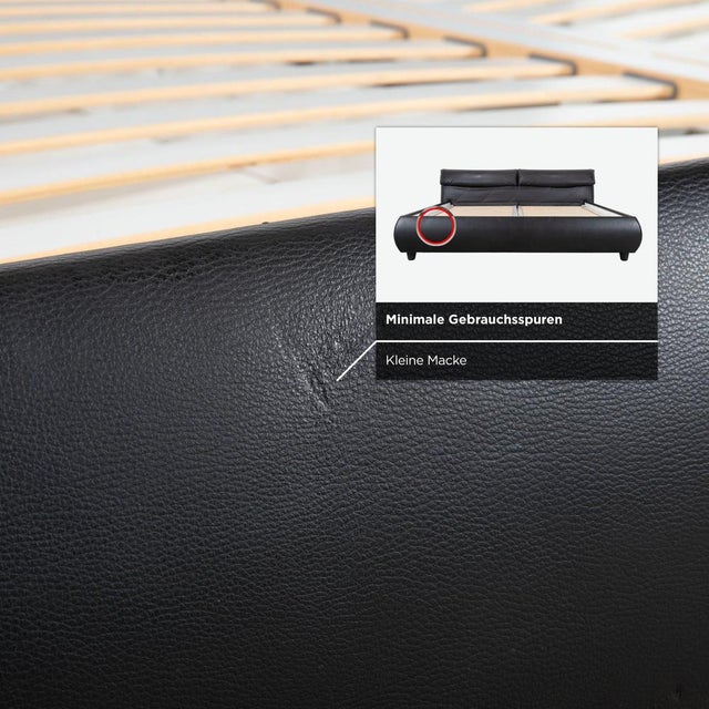 Black Leather Bed from Ruf For Sale - Image 13 of 18