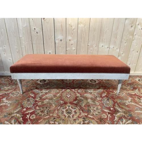 Louis XVI Style Bench For Sale - Image 3 of 6