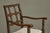 Wood French Chairs in Oak and Velvet, 1940s, Set of 4 For Sale - Image 7 of 14