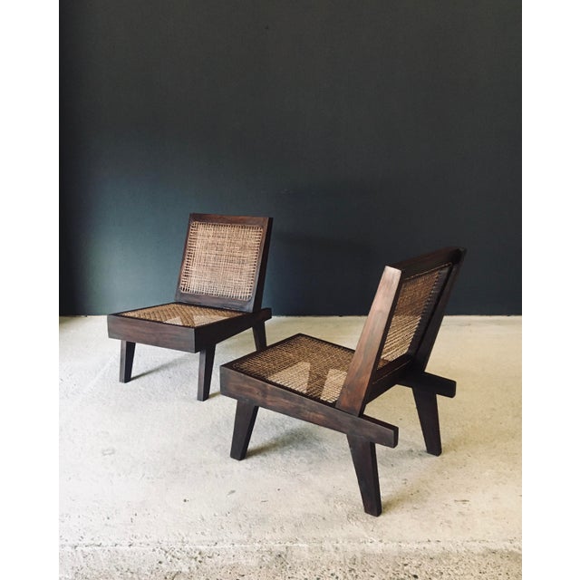 Low Modernist Folding Chairs by Pierre Jeanneret for Chandigarh, India, 1960s, Set of 2 For Sale - Image 18 of 18