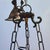 Brown Vintage Metal 6-Arm Chandelier For Sale - Image 8 of 10