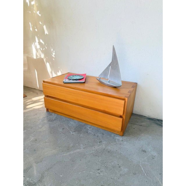 1970s Pine Bedside Table from Maison Regain, 1970s For Sale - Image 5 of 18