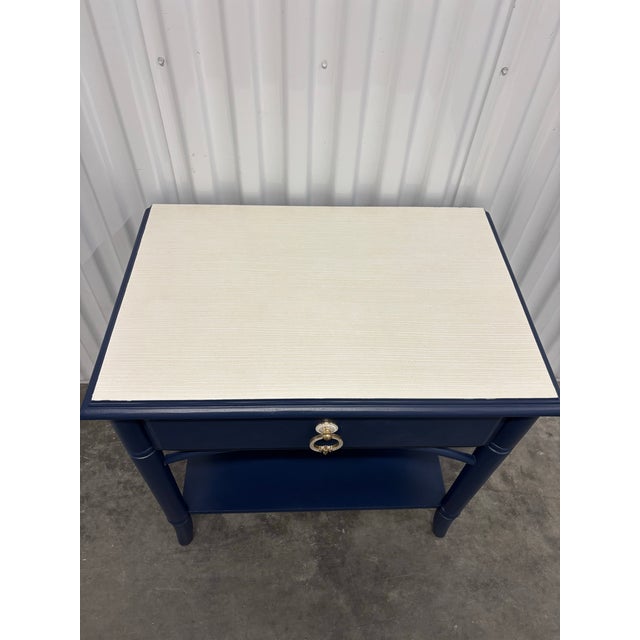 Thomasville Coastal Chic Blue Nightstand by Thomasville For Sale - Image 4 of 11