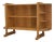 Art Deco Modernist Oak Shelf, 1940s For Sale