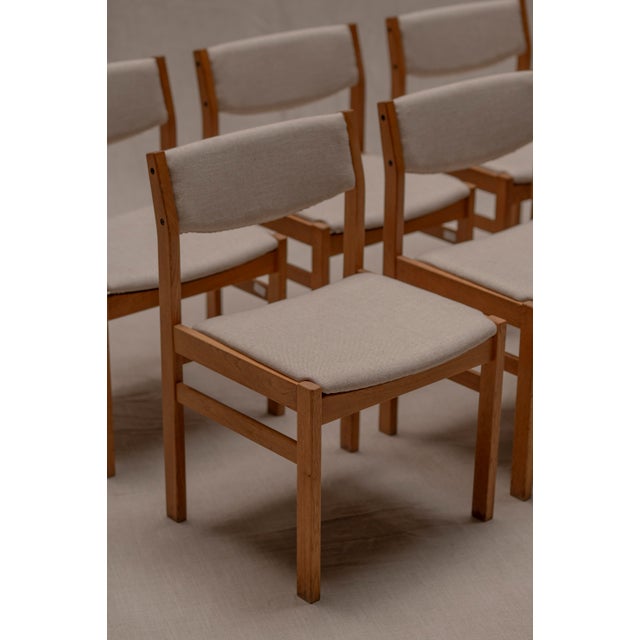 Dining Chairs by Børge Mogensen for FDB Møbler, Denmark, 1970s, Set of 8 For Sale - Image 10 of 14