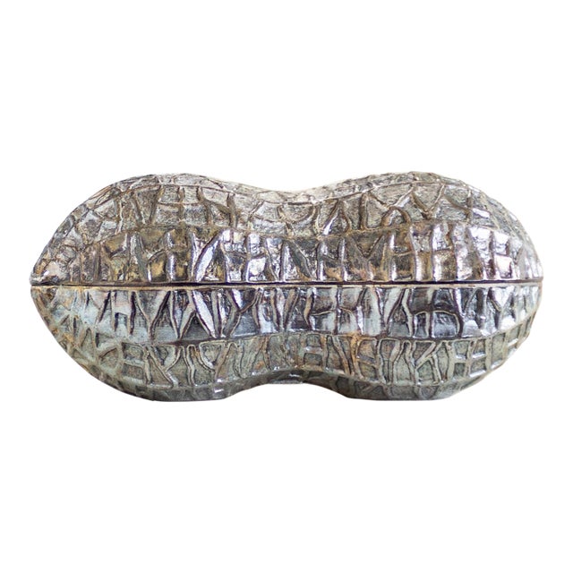 Large Silver Plated Lidded Peanut Bowl by Fb Rogers For Sale