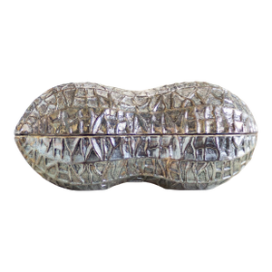 Large Silver Plated Lidded Peanut Bowl by Fb Rogers