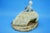 Ceramic Luigi Fabris, Sculpture Venetian Lady, Crinoline Lace Flowers, 1890s, Porcelain For Sale - Image 7 of 18