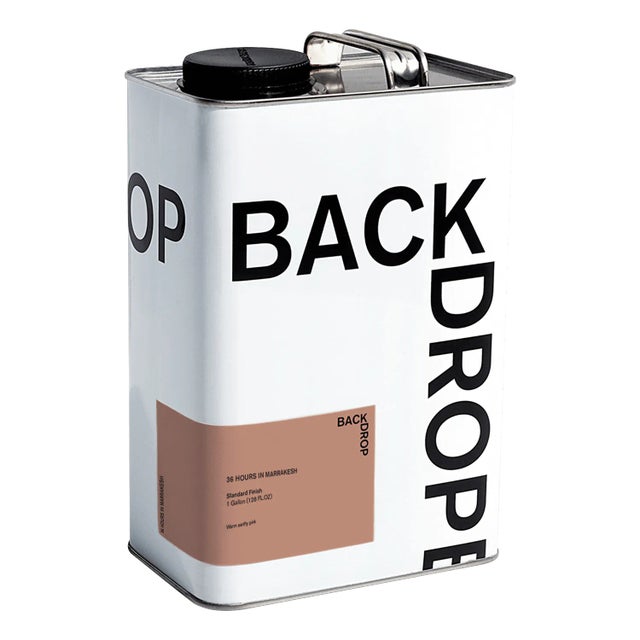 BACKDROP Standard Finish Interior Paint in 36 Hours In Marrakesh (Warm, Earthy Pink) - 1 Gallon For Sale In Los Angeles - Image 6 of 6