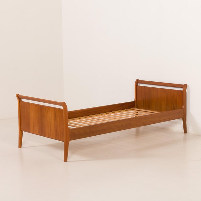 Mid-Century Modern Mid-Century Danish Teak Bed, 1960s For Sale - Image 3 of 8
