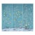 Blue Chinoiserie Floral Mural Hand Painted Wallpaper - 3 Panels For Sale
