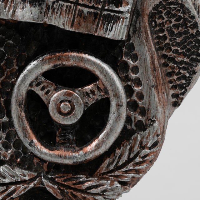 Late 20th Century 1990s Belgian Metal & Marble Trophy For Sale - Image 5 of 18