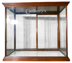 Edwardian Counter Top Sweet Shop Display Cabinet from Cadburys, 1900s