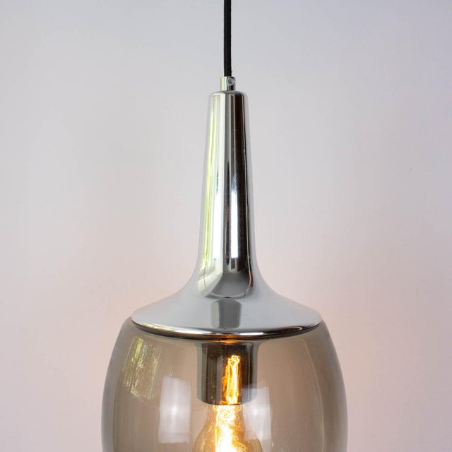 Vintage Teardrop Pendant Lamp from Peill & Putzler, Germany, 1960s For Sale - Image 4 of 16