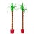 Monumental Custom Metal Tole Palm Tree Architectural Installations – Pair For Sale