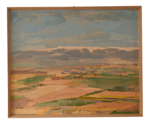 René Guinand, Landscape, Le Bernex in the Jura, 1955, Oil on Canvas