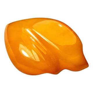 Antique Hand Crafted Butterscotch Amber Brooch Pin Pendant For Sale