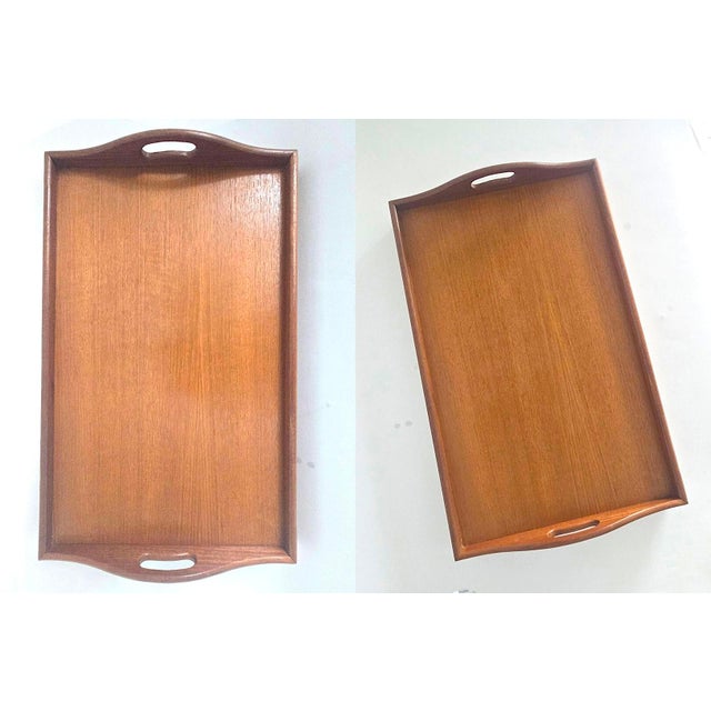 Chestnut 1970s Teak Wood Folding Bed/Lap Tray For Sale - Image 8 of 10