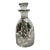 Vintage Silver City Glass "Flanders" Sterling Silver Overlay Decanter For Sale